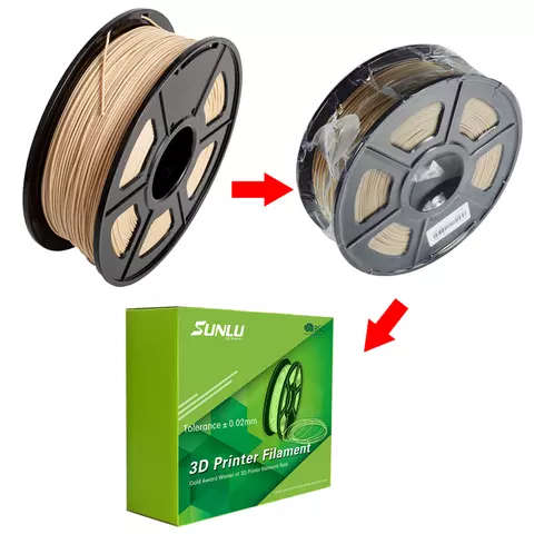 3D Wood Pla Filament