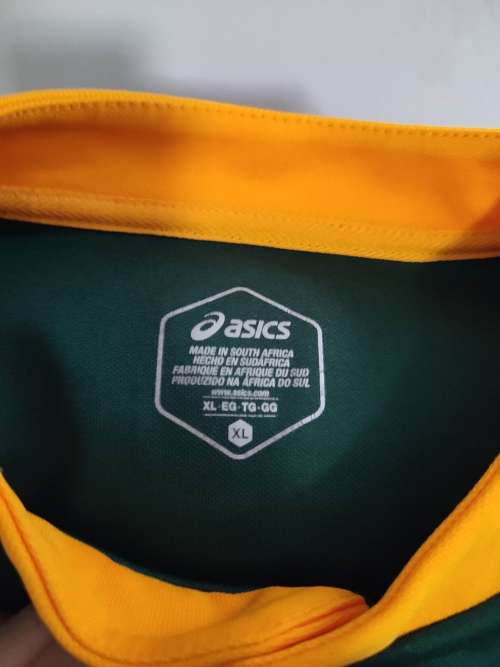 Men`s second hand 2018/19 Springbok replica jersey, size XL.