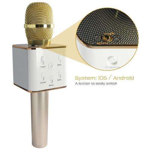 Wireless Bluetooth Karaoke Microphone & HIFI Speaker Tuxun Q7