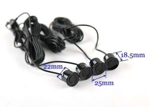 4 Sensors Car LED Parking Sensor Control Kit