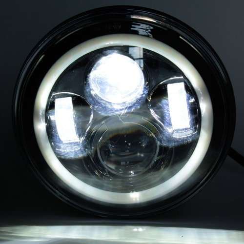 Round 7'' LED Headlights 2 in 1 Box