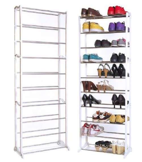 10 Shelf Shoe Rack - Multi-Shoe Rack DIY