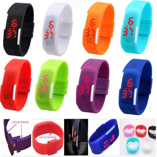 Ultra Thin LED Watch Unisex Digital Sports Watch
