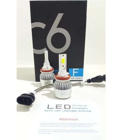 C6 H8/H9/H11 40W LED Head Light Kit - H11 12V~24V LED Headlights