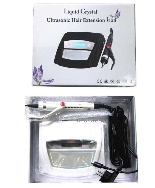 Ultrasonic cold fusion hair extension machine for keratin hair