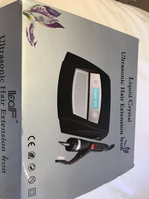 Ultrasonic cold fusion hair extension machine for keratin hair