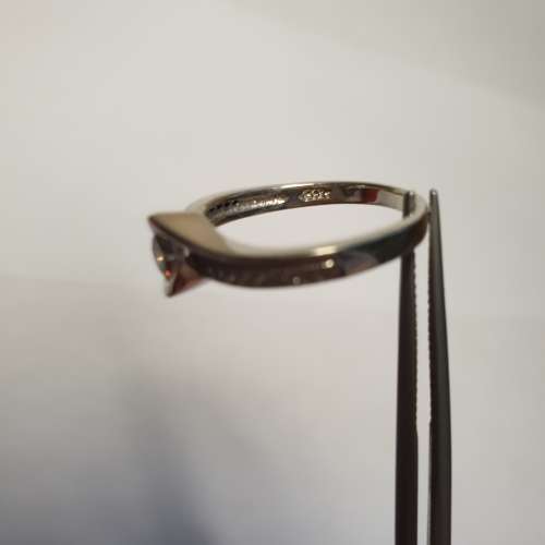 Stunning Sterling Silver Infinity Ring with Cubic Zirconia | Size M