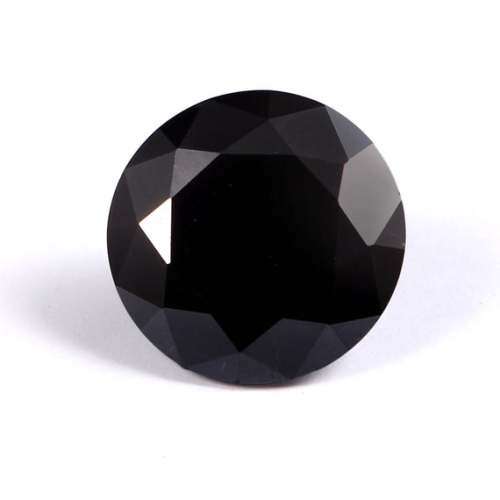 1.26ct Black Moissanite | Round Brilliant Cut
