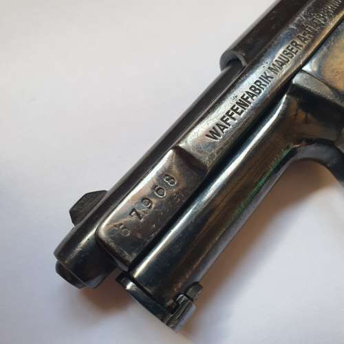 Rare 1910 German 25 pocket pistol -  Waffenfabrik Mauser AG Oberndorf A N - Deactivated Cert