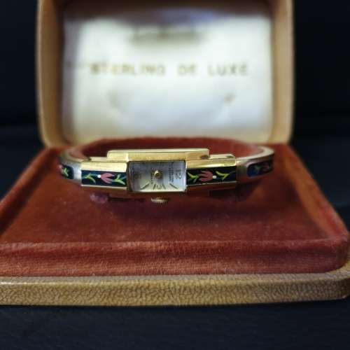 Sterling De Luxe 17 Jewels Ladies Watch - Gold Filled 10 Microns - Swiss Made