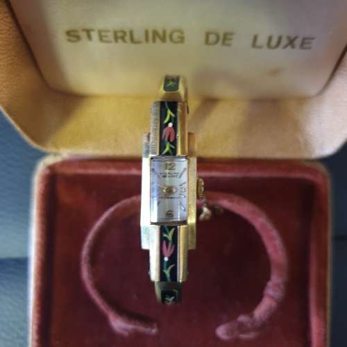 Sterling De Luxe 17 Jewels Ladies Watch - Gold Filled 10 Microns - Swiss Made