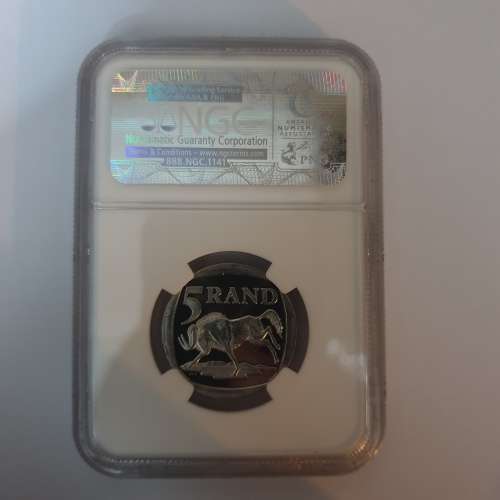 WOW NGC PL63 ULTRA CAMEO 2000 Nelson Mandela R5.