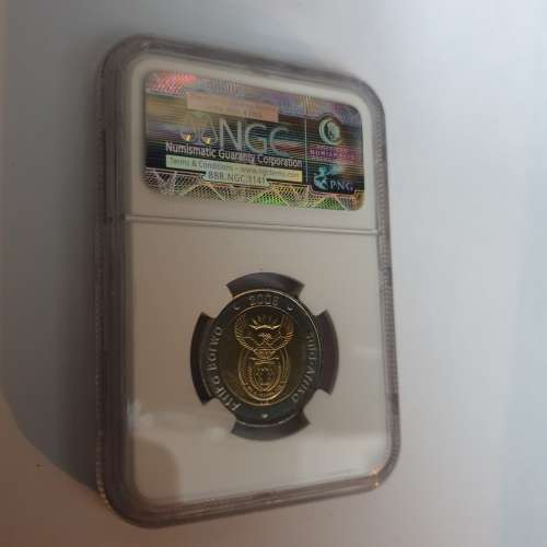 WOW NGC MS67 2008 Nelson Mandela R5.