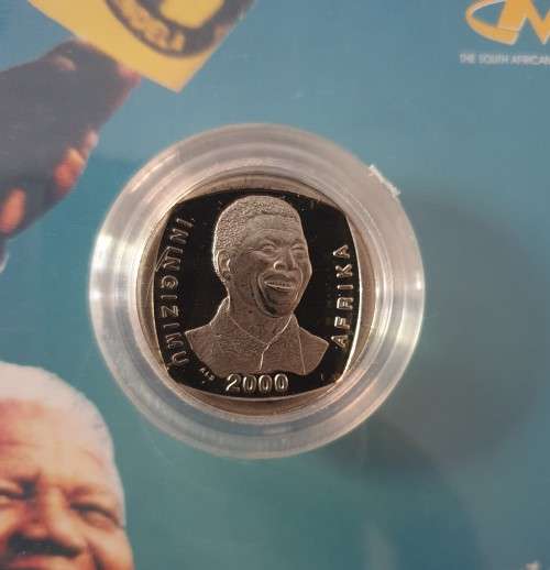 Stunning Proof-like Nelson Mandela | 2000 R5 | Smiley