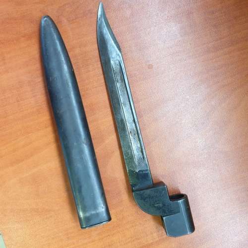 Enfield Bayonet No9 with Scabbard (See stamps on images)