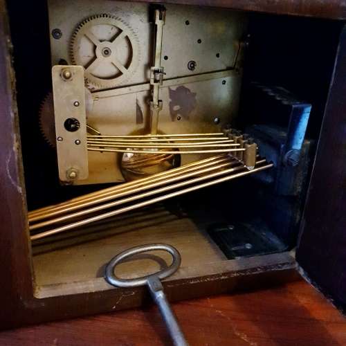 Vintage Cyrano Wooden Mantle Clock | Working and Chimes, but stops ticking after a while