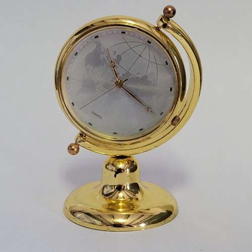 Vintage Miniature Brass Quartz Clocks Collection | Set of FOUR | Bid per clock to take the Lot