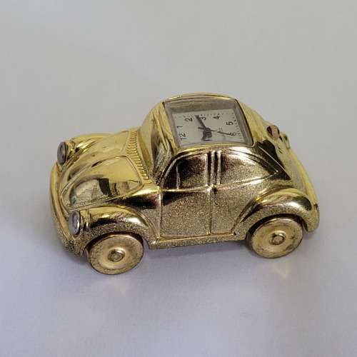 Vintage Miniature Brass Quartz Clocks Collection | Set of FOUR | Bid per clock to take the Lot