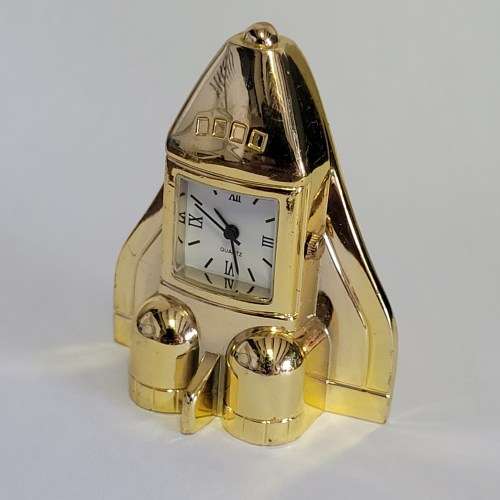 Vintage Miniature Brass Quartz Clocks Collection | Set of FOUR | Bid per clock to take the Lot