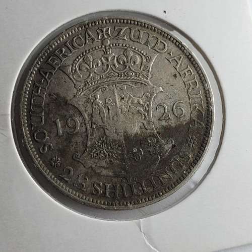1926 2 1/2 Shillings Zuid Afrika in Good condition