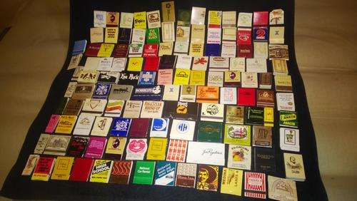 WOW!! 127 match book collection with matches