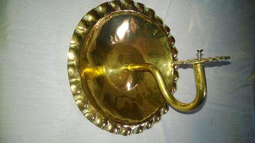 Brass candle stand ... wall mounted