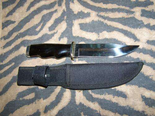 STUNNING  KNIFE HANDLE HANDMADE WITH BUCK HORN