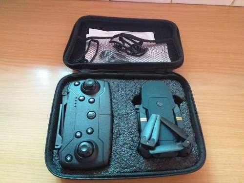 Drone WIFI HD Camera Battery Foldable Selfie RC Quadcopter Drone in a carry case. Including spares