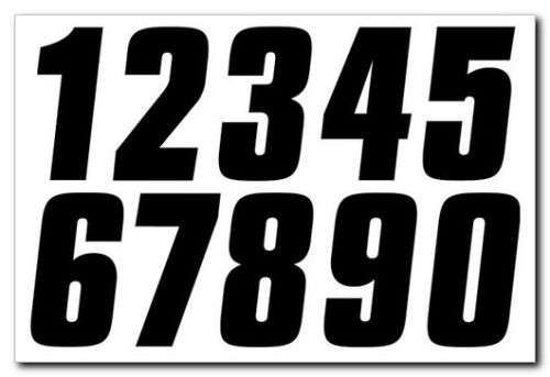 FX Standard Numbers Black ( #5 )