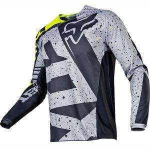Fox 180 Nirv Gry/Ylw Jersey (L)