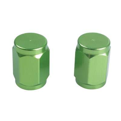 Tusk Valve Caps ( Green ) ( 2 Per Pack )