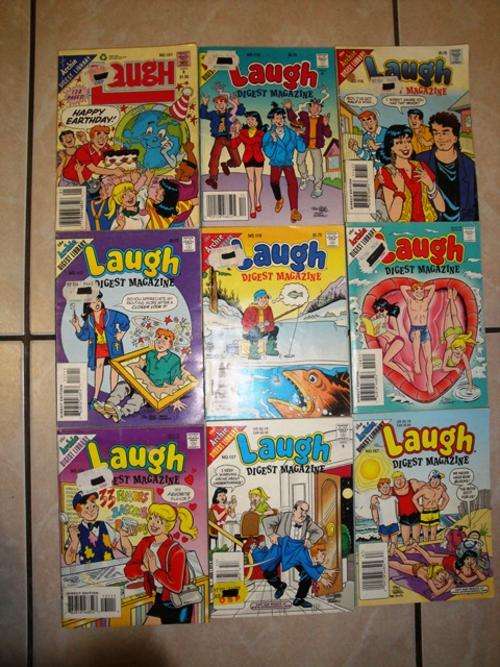 Archie Digest Library - Laugh Digest Magazine x9