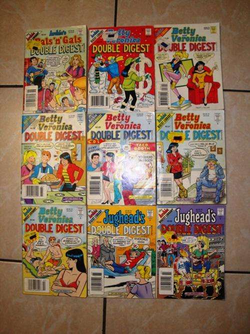 Archie Double Digest Magazines x9
