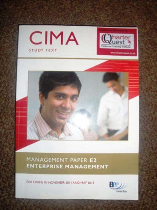 CIMA E2 Enterprise Management Study Text