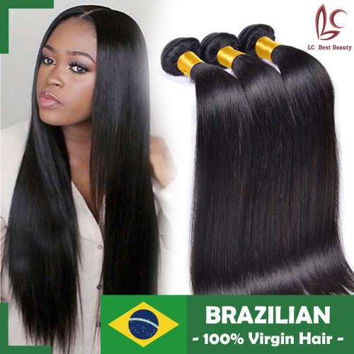 7A Brazilian Hair , Straight Style 300g=3bundles (Next Day delivery in most areas)