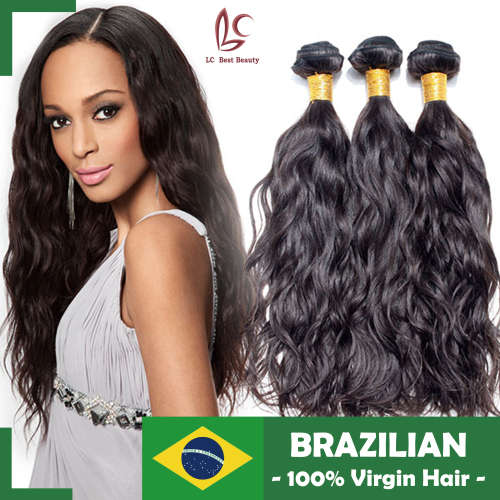 Human Hair, Virgin Natural Wave Hair 300g=3Bundles