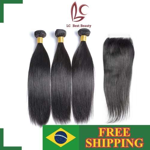 Brazilian Hair with a Closure, FREE SHIPPING