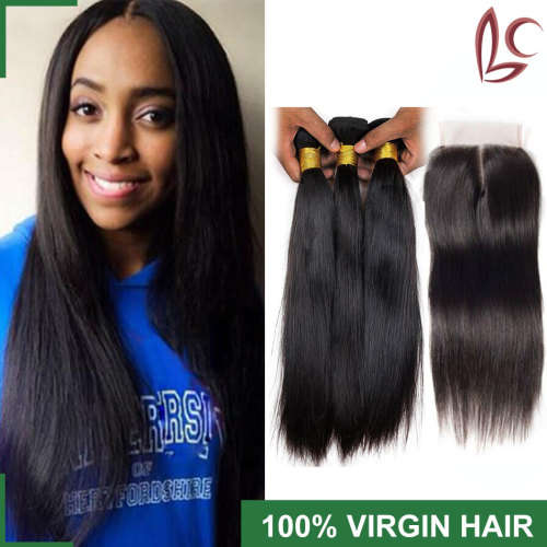 BC  Virgin Hair Straight with closure (FREE SHIPPING)