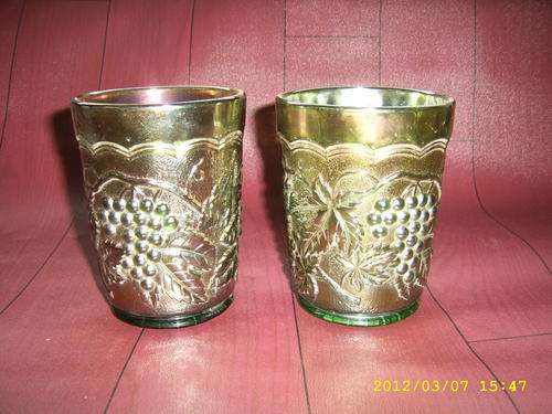 Carnival Glass Tumblers