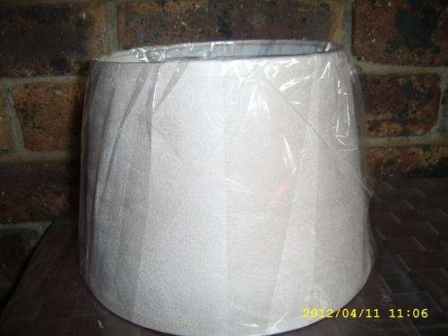 Suede Lamp Shade (Beige / Cream)