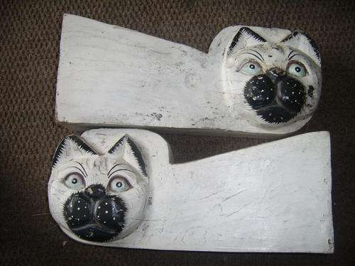 Cats Bookends or Door Stops