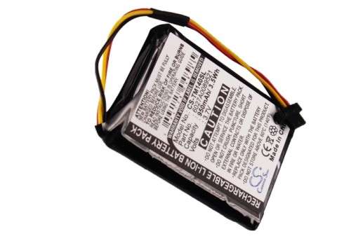 TOMTOM GPS, NAVIGATION BATTERY CS-TM140SL for 1EK0.052.02, 4EK0.001.02, Go 500, One 140, etc.