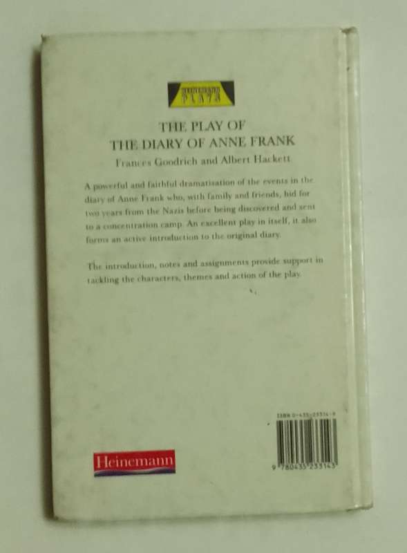 The play of the diary of nancy drew-By: Frances Goodrich and Albert Hackett