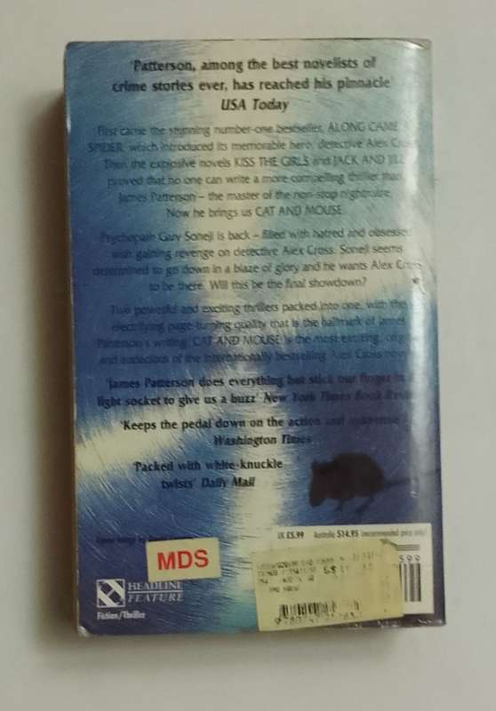 Cat and mouse-By: James Patterson