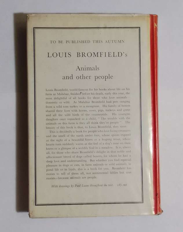 Louis Bromfield and his books-By: Morrison Brown