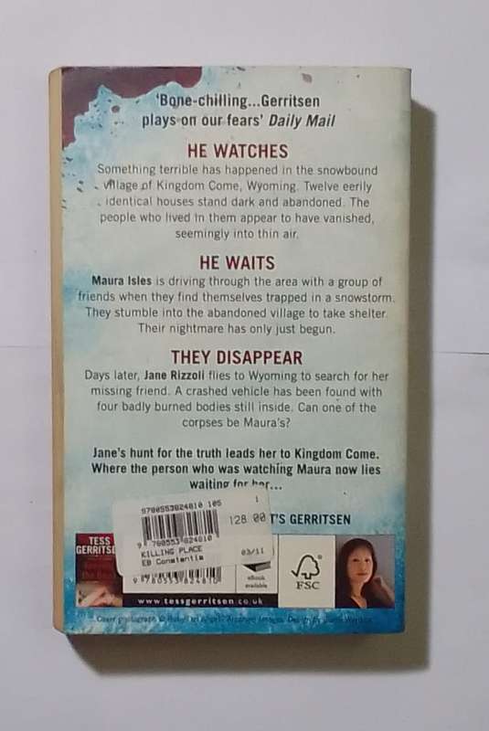 The killing place-By: Tess Gerritsen