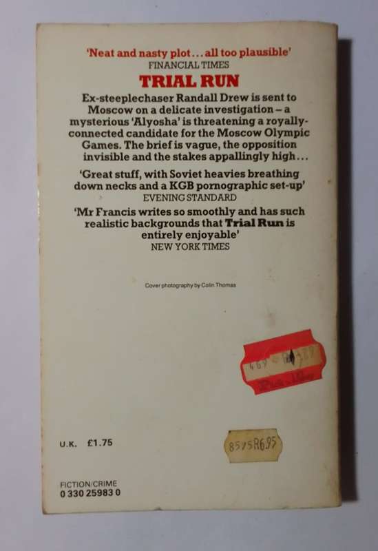 Trial run-By: Dick Francis