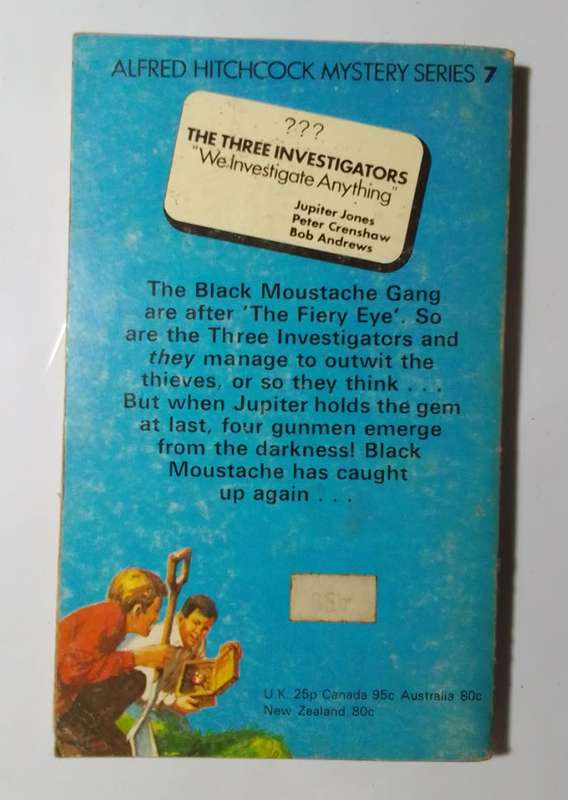 The mystery of the fiery eye-By: Alfred Hitchcock and the three investigators