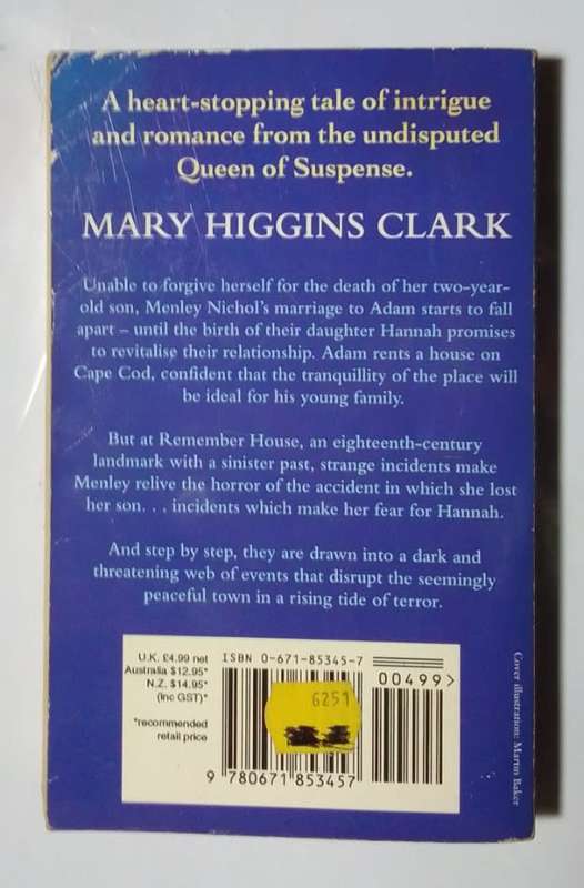 Remember me-By: Mary Higgins Clark