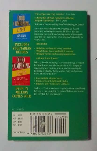 Food combing for vegetarians-By: Jackie Le Tissier